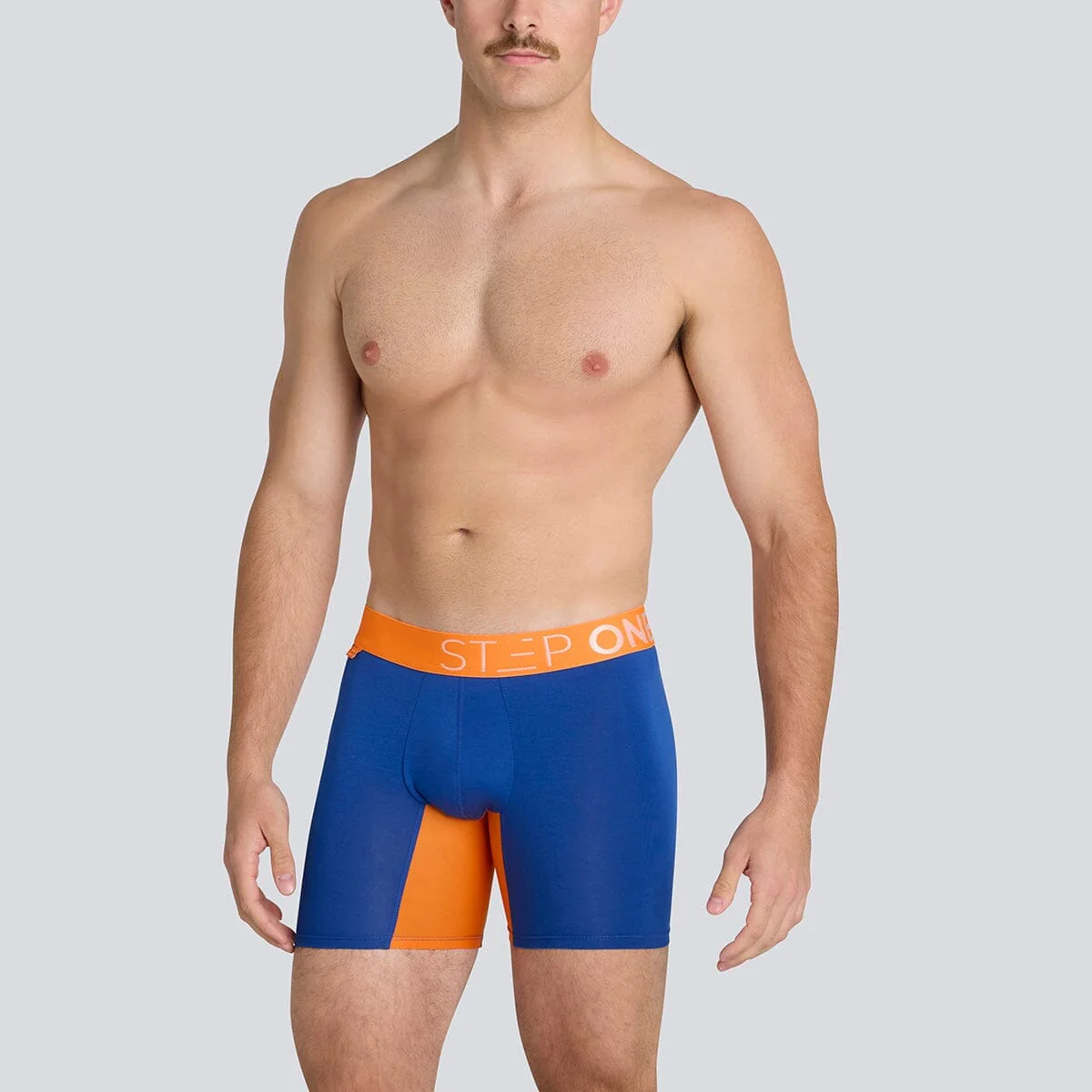 Boxer Brief - Navy & Orange - Image 4