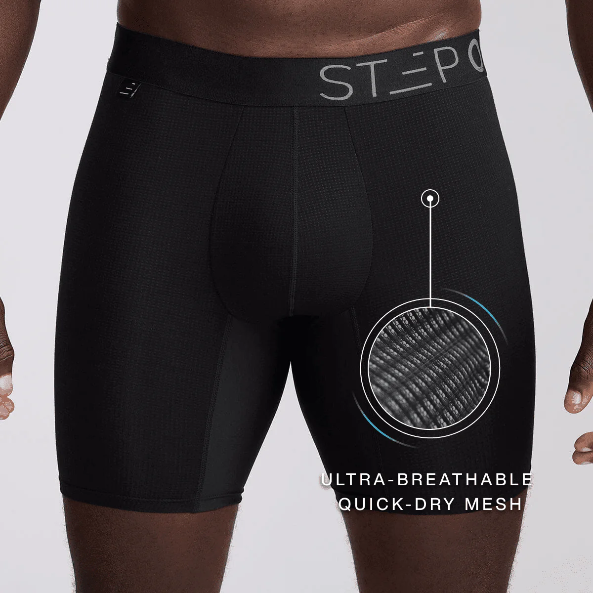 Cloud Mesh Boxer Brief - Black - Image 4