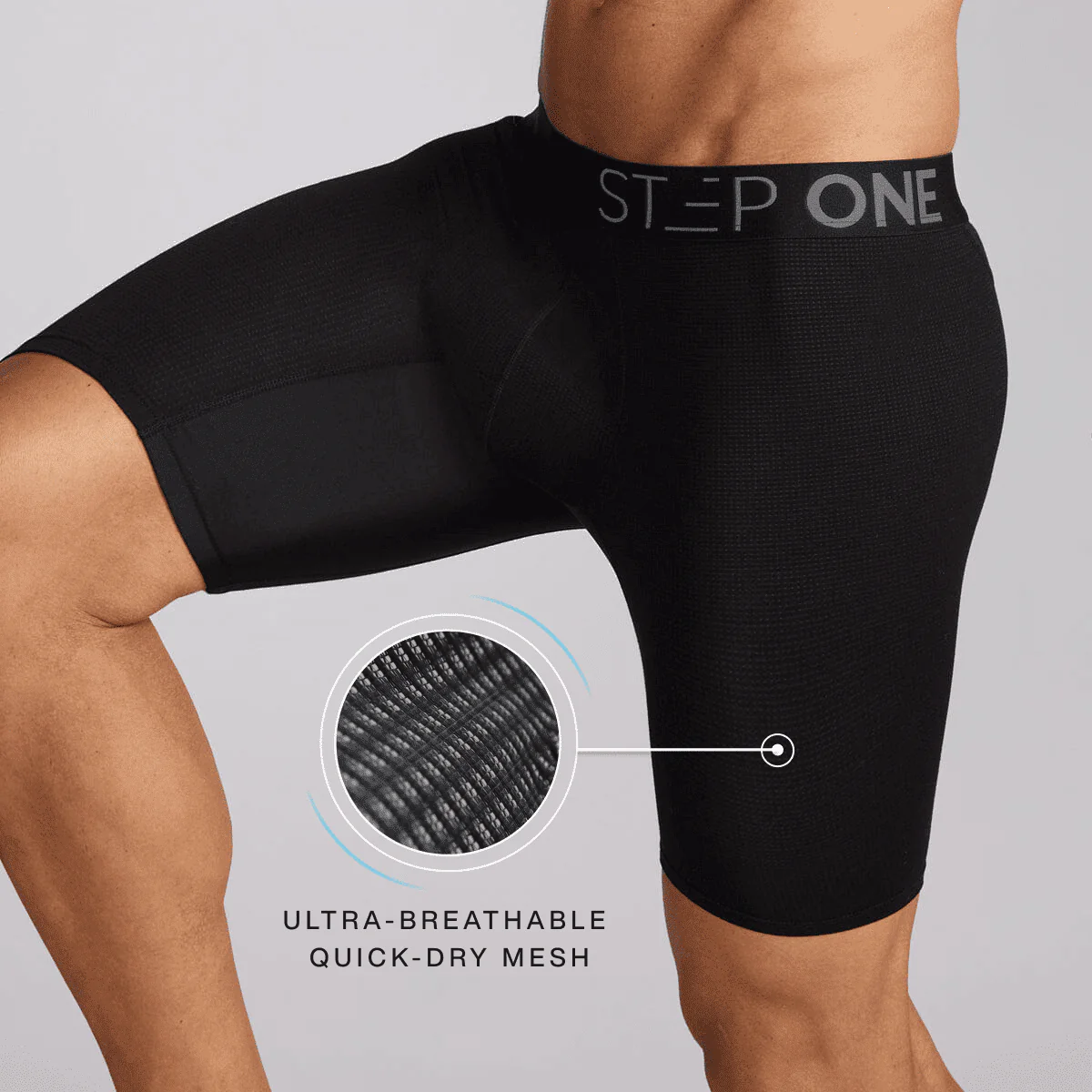 Cloud Mesh Boxer Brief Sport - Black - Image 2