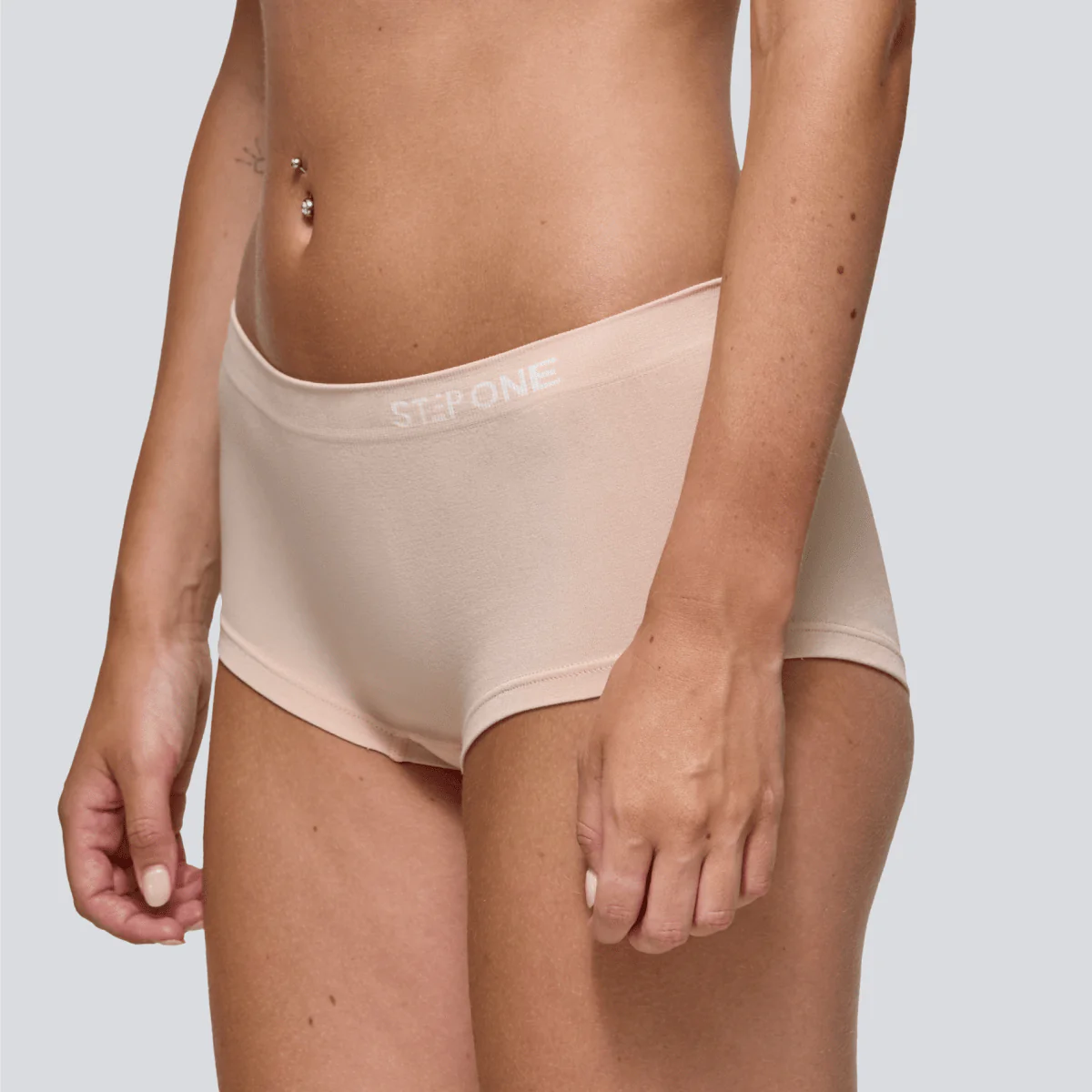 Women's SmoothFit Boyleg - Light Beige - Image 2