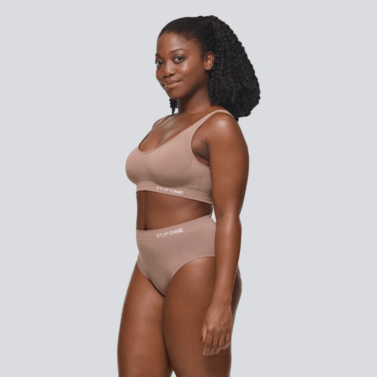 Women's SmoothFit Full Brief - Ash Brown - Image 4