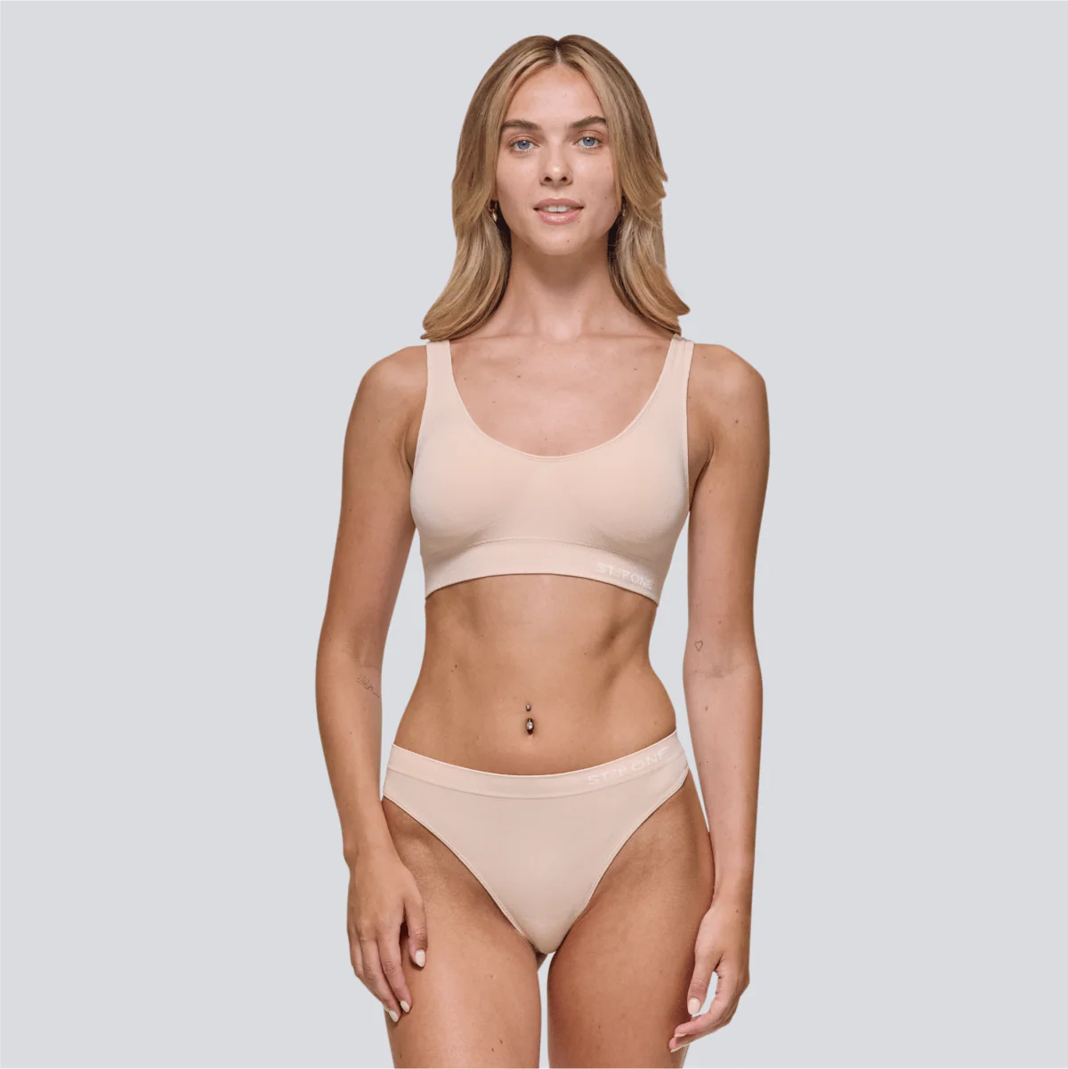 Women's SmoothFit Padded Bra - Light Beige - Image 4