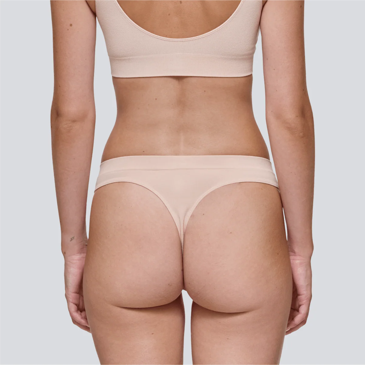 Women's SmoothFit Thong - Light Beige - Image 3